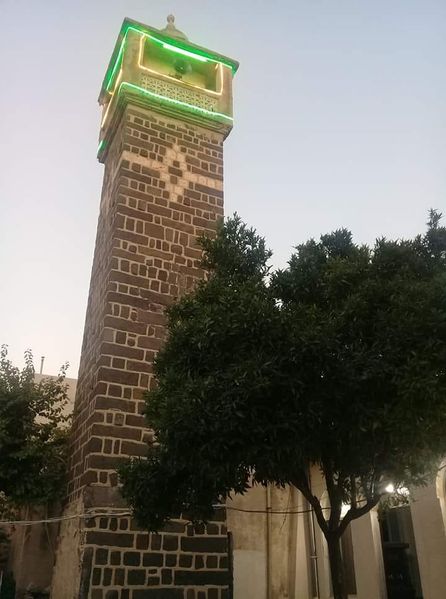 ملف:مئذنة مسجد النخلة العمر-حي الصفصافة-مساجد مدينة حمص.jpg